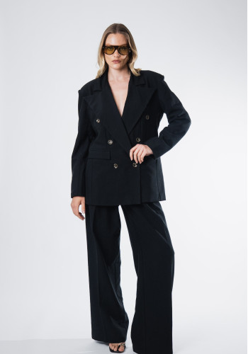Camille black blazer 