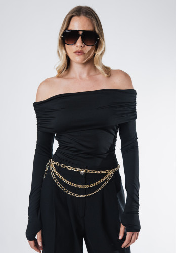 Melanie black top 