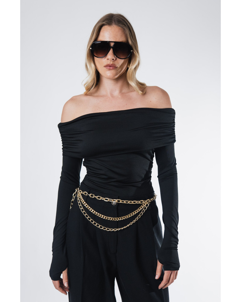 Melanie black top 