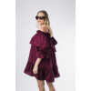 Brigitte burgundy dress 