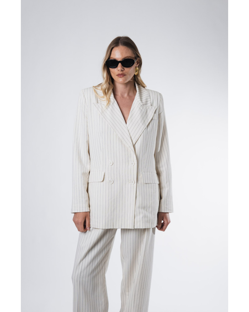 Bianca ecru blazer 