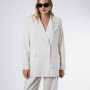 Bianca ecru blazer 