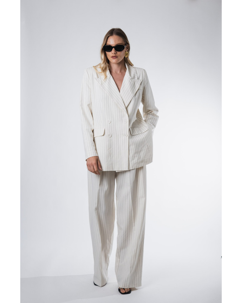 Bianca ecru blazer 