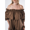 Brigitte mocha dress 