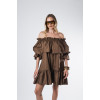 Brigitte mocha dress 
