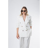 Camille ecru blazer 