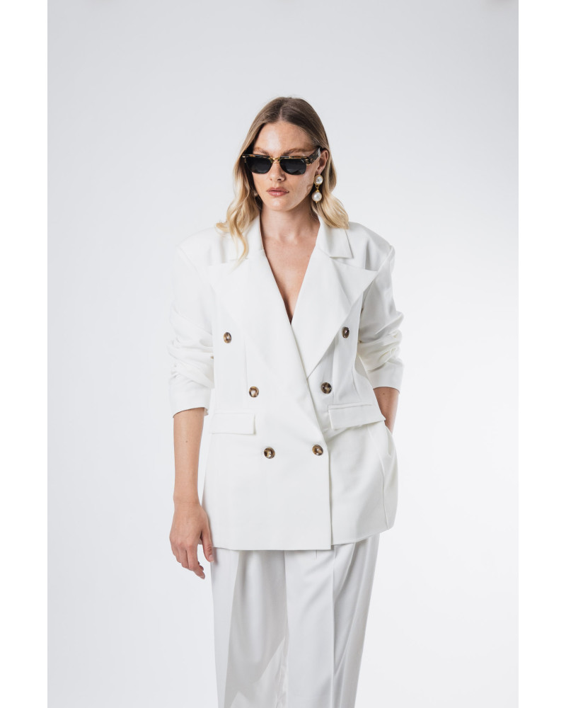 Camille ecru blazer 