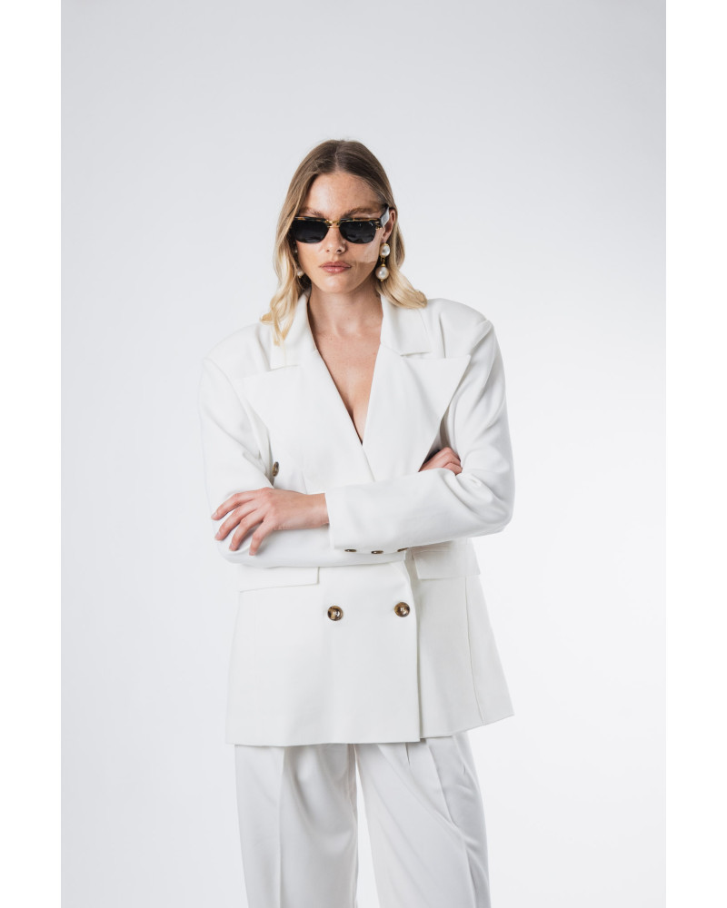 Camille ecru blazer 