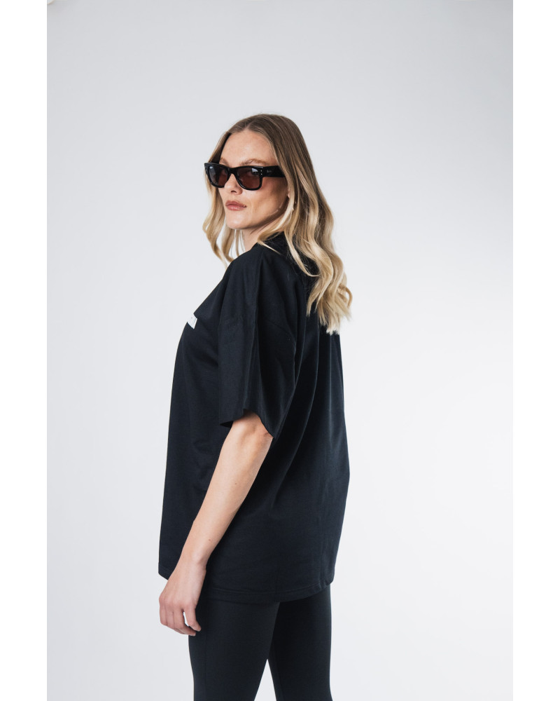 By Virginia Unisex black T-shirt 