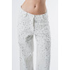 Carrie ecru denim pants 