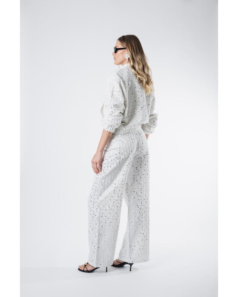 Carrie ecru denim pants 