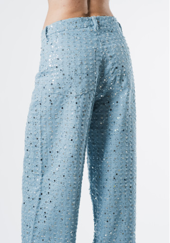 Carrie ciel denim pants 