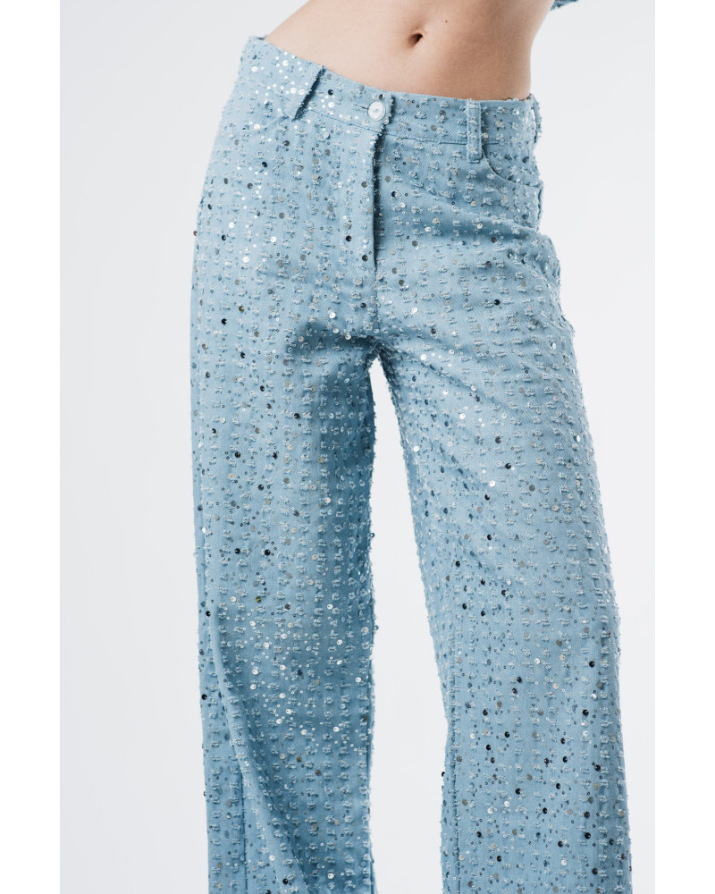 Carrie ciel denim pants 
