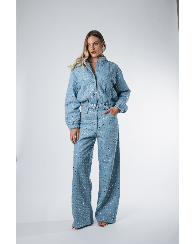 Carrie ciel denim pants 