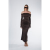 Melanie brown dress 