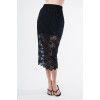 Dolce black lace skirt 