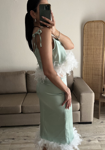Gilda mint skirt 
