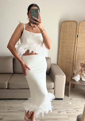 Gilda white skirt 