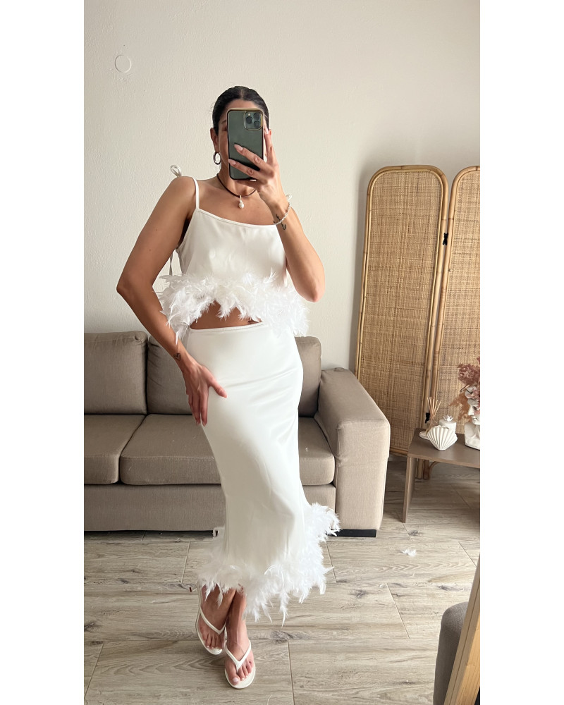 Gilda white skirt 