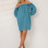 Bardot blue mini dress 