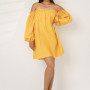 Bardot yellow mini dress 